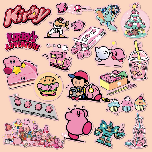 Kirby star sticker pack