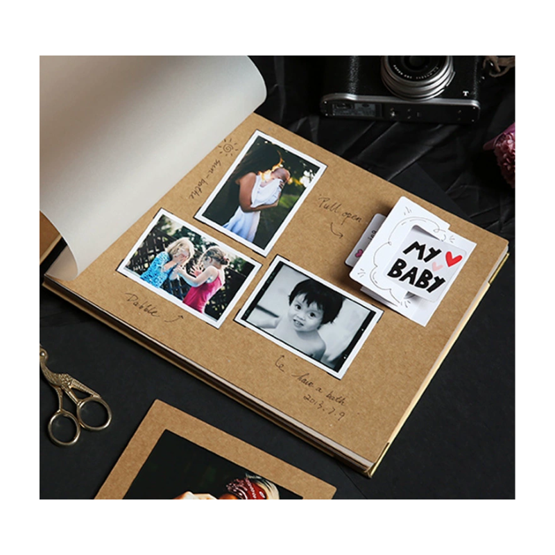 Scrapbook photo die cut