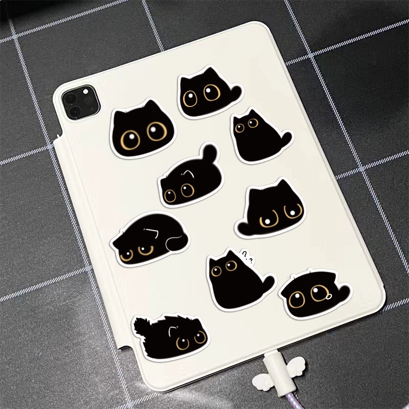 Cute Cat Stickers, High Quality Die Cut Stickers, Car Stickers, Water Resistant Stickers, Durable Stickers