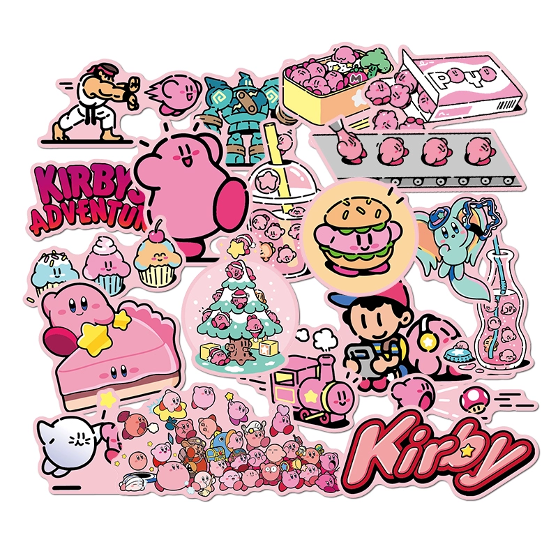 Kirby star sticker pack