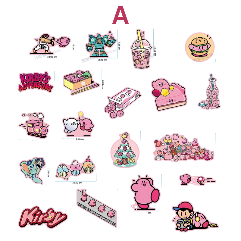 Kirby star sticker pack